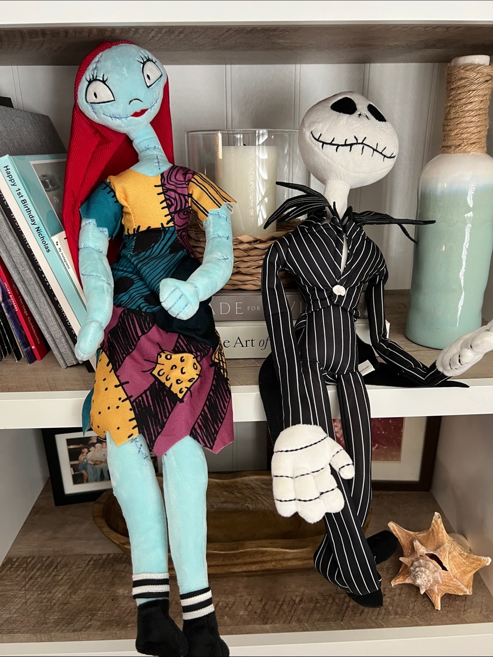 Disney Jack & Sally Nightmare before Christmas posable dolls